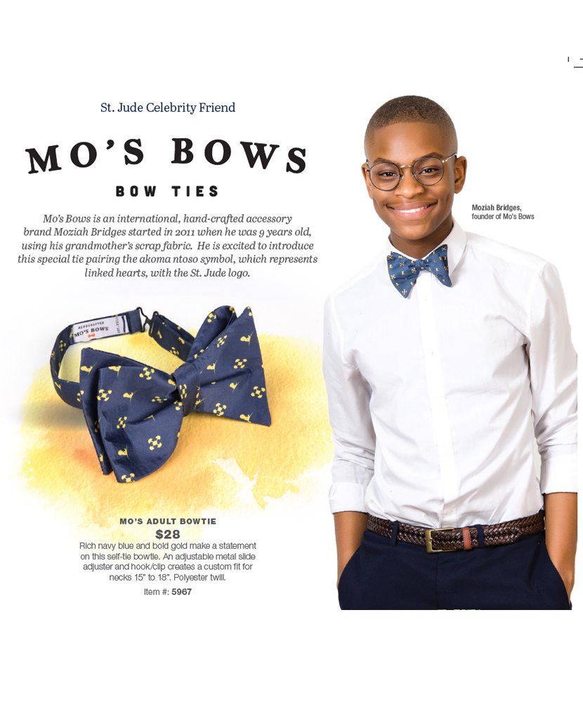 Mo's Bows St. Jude Bow Tie